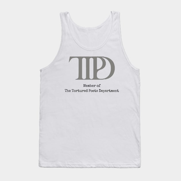 The Tortured Poets Department Tank Top by canderson13